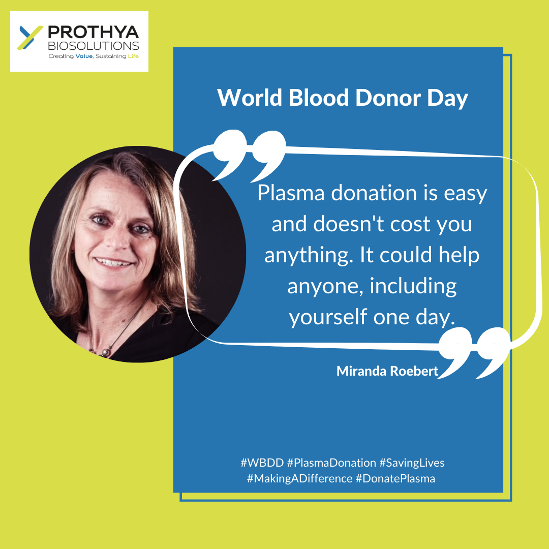 Miranda's Dedication Empowering Communities through Blood and Plasma